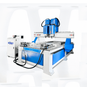 Double Head Double Rotary CNC Machine